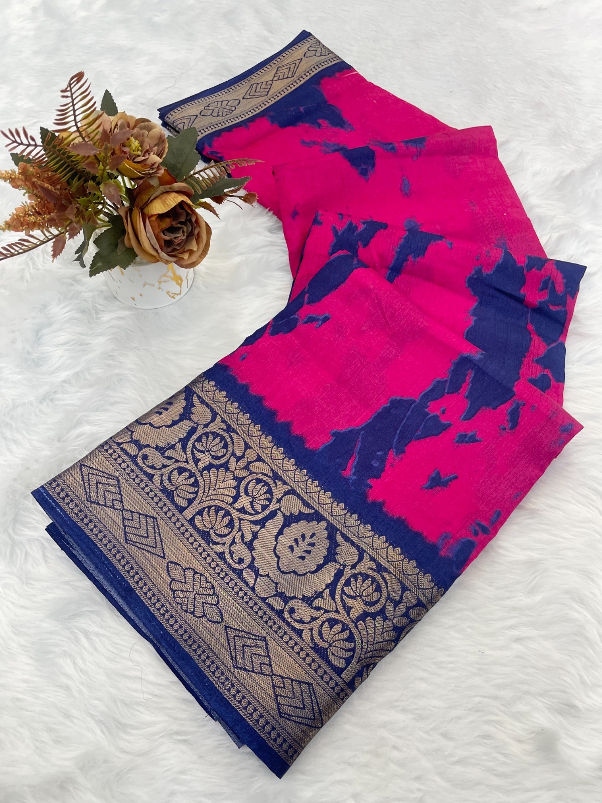 Designer Freehand Saree 9
